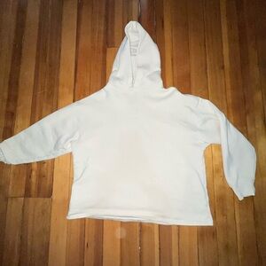 Essentials White Hoodie